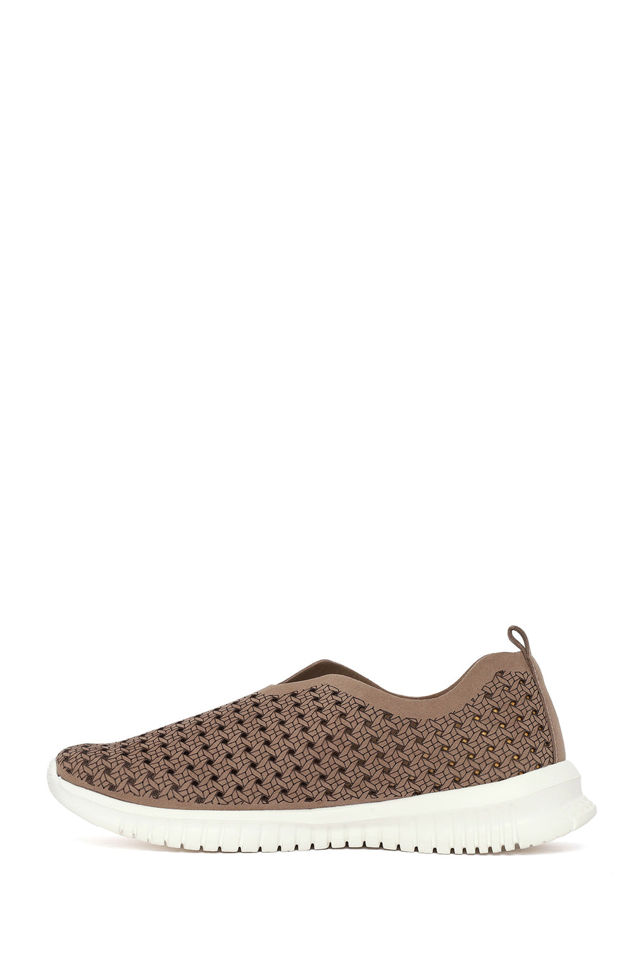 Woman Mink Patterned Suede Comfort Shoes