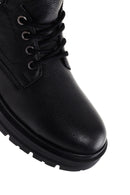 Men's Black Casual Leather Boots | Derimod