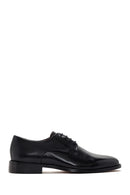 Men's Black Laced Leather Classic Shoes | Derimod