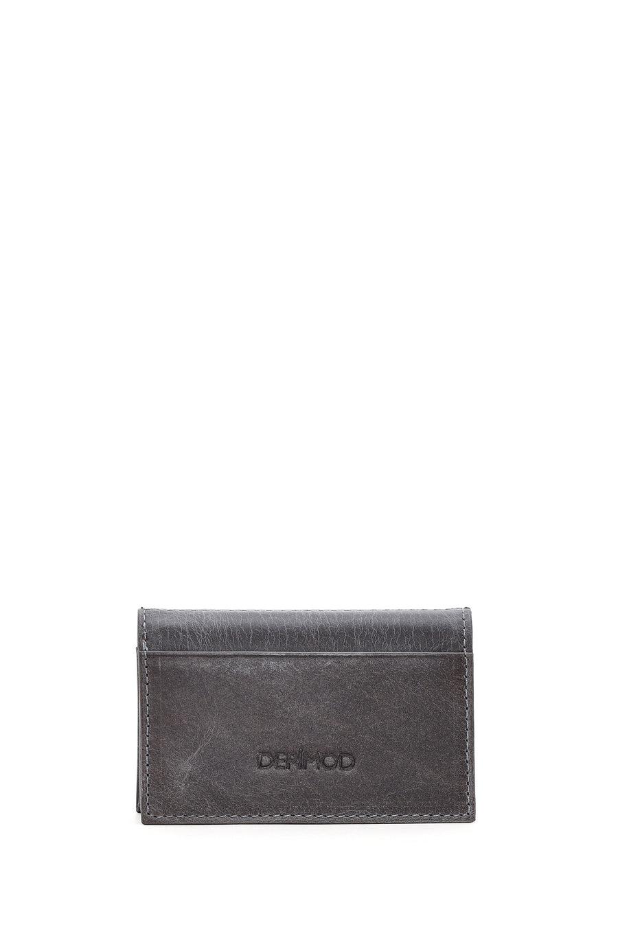 Men's Smoked Leather Card Holder 000A2D3126CR | Derimod