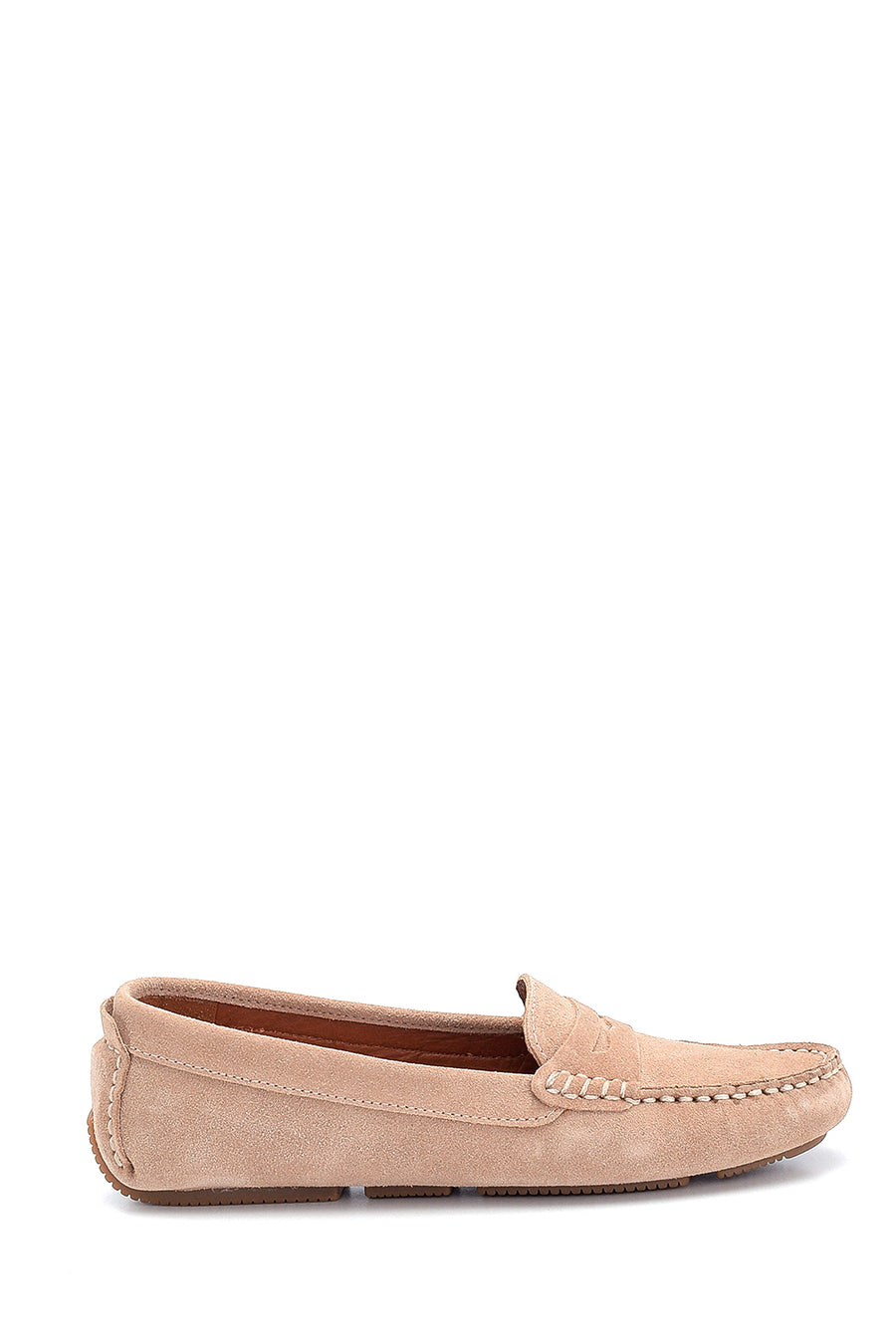 Women's Suede Leather Loafer 21SFD500010 | Derimod