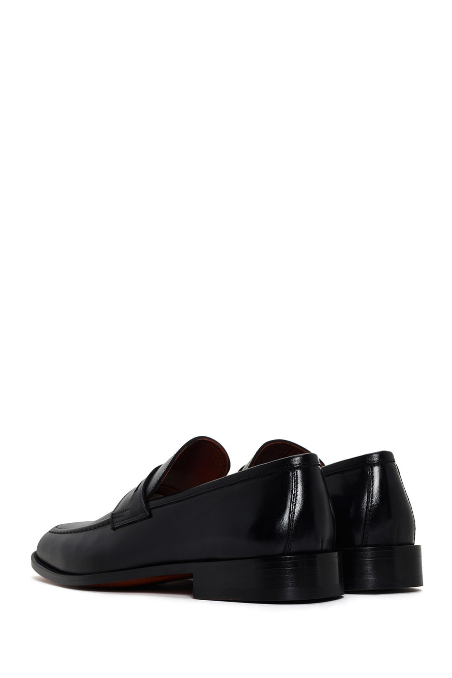 Men's Black Leather Classic Loafer