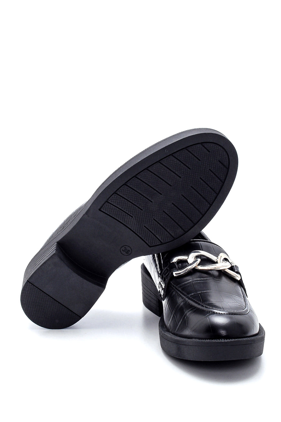 Women's Crocodile Patterned Loafer