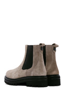 Women's Mink Suede Leather Chelsea Boots | Derimod