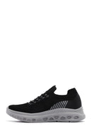 Men's Black Thick Soled Sneaker | Derimod