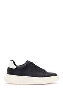 Men's Black Lace-Up Thick Sole Sneaker | Derimod