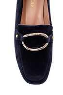 Women's Suede Buckle Loafer | Derimod