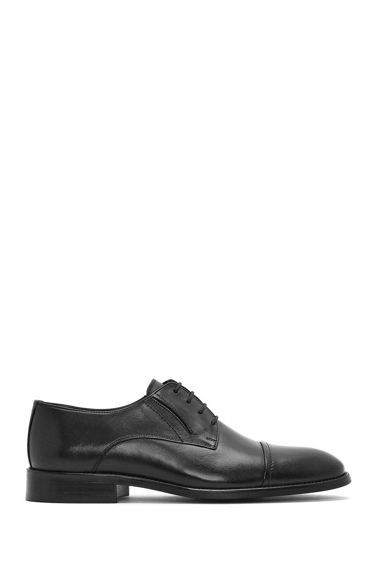 Men's Black Laced Leather Classic Shoes 25SFD765218 | Derimod