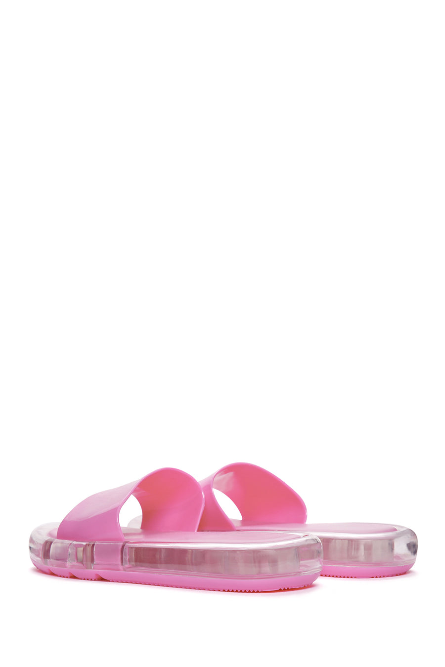 Women's Fuchsia Jelly Slippers