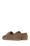 Woman Mink Tasselled Suede Loafer | Derimod