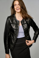 Celine Women's Leather Jacket | Derimod