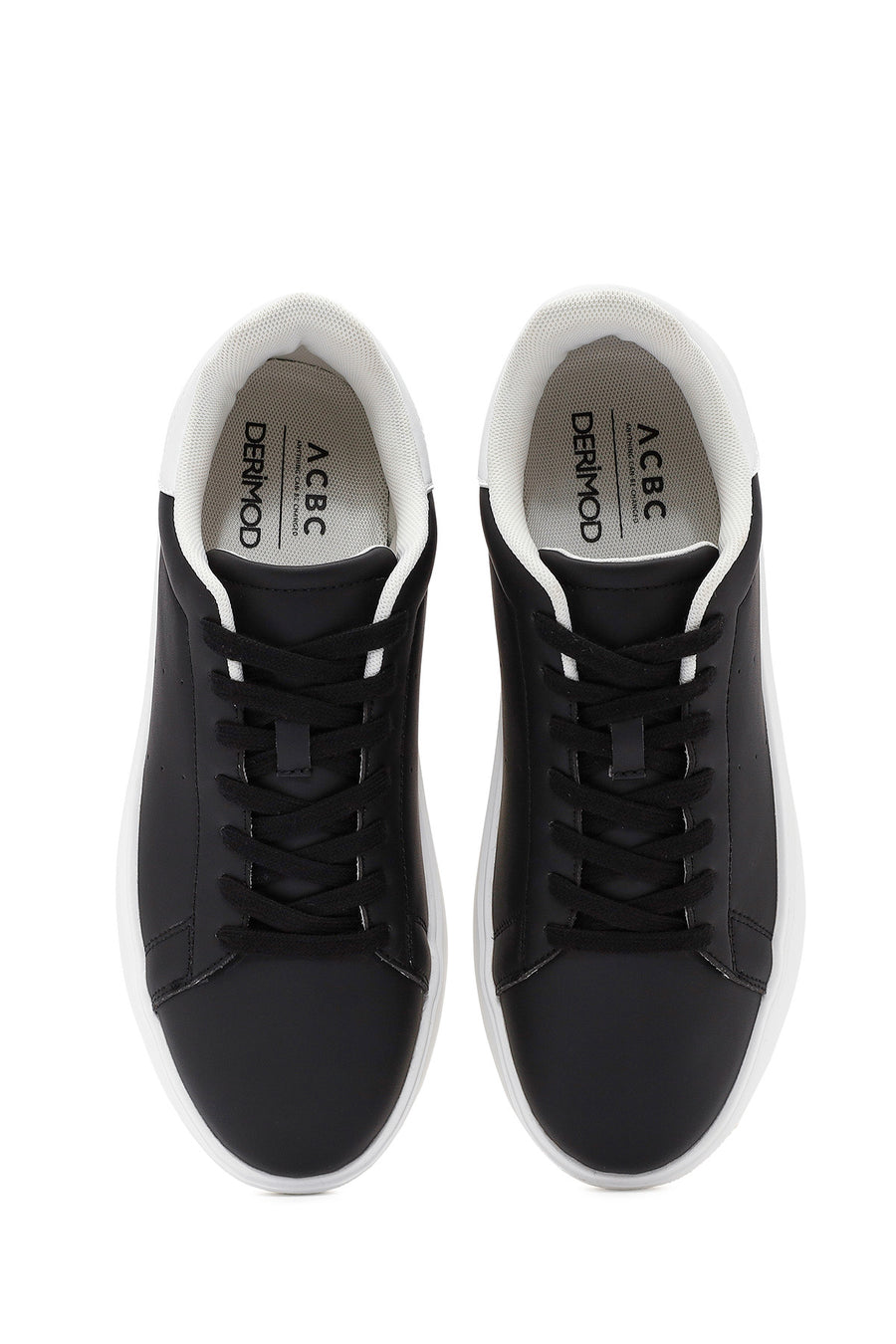 ACBC x Derimod Erkek Siyah Bağcıklı Sneaker
