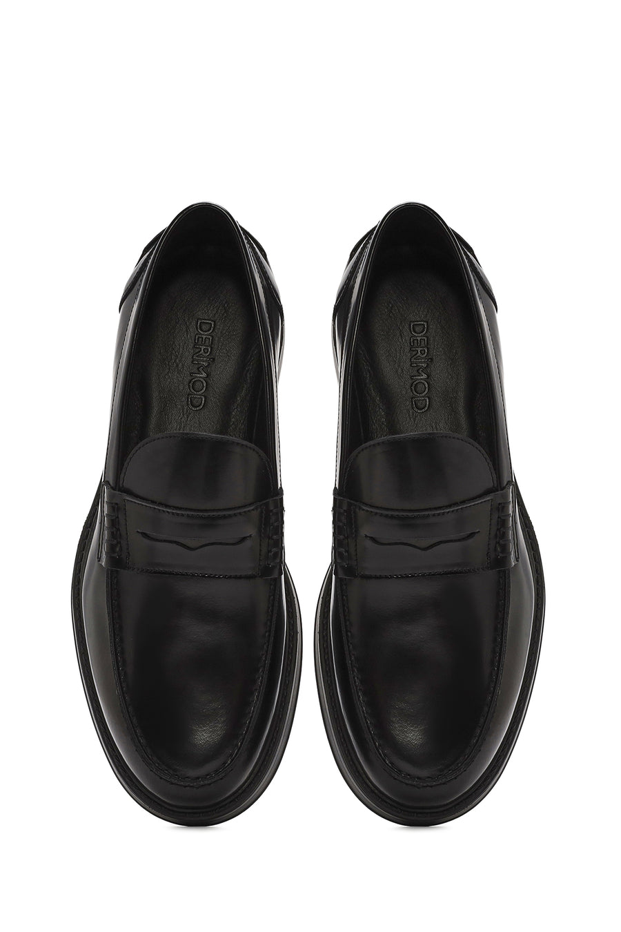 
Men's Black Leather Classic Loafer
