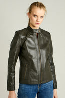 NORMA WOMEN'S LEATHER JACKET | Derimod