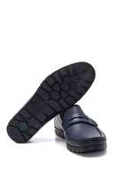 Erkek Deri Delikli Casual Loafer | Derimod