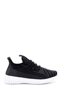Women's Black Patterned Sneaker | Derimod