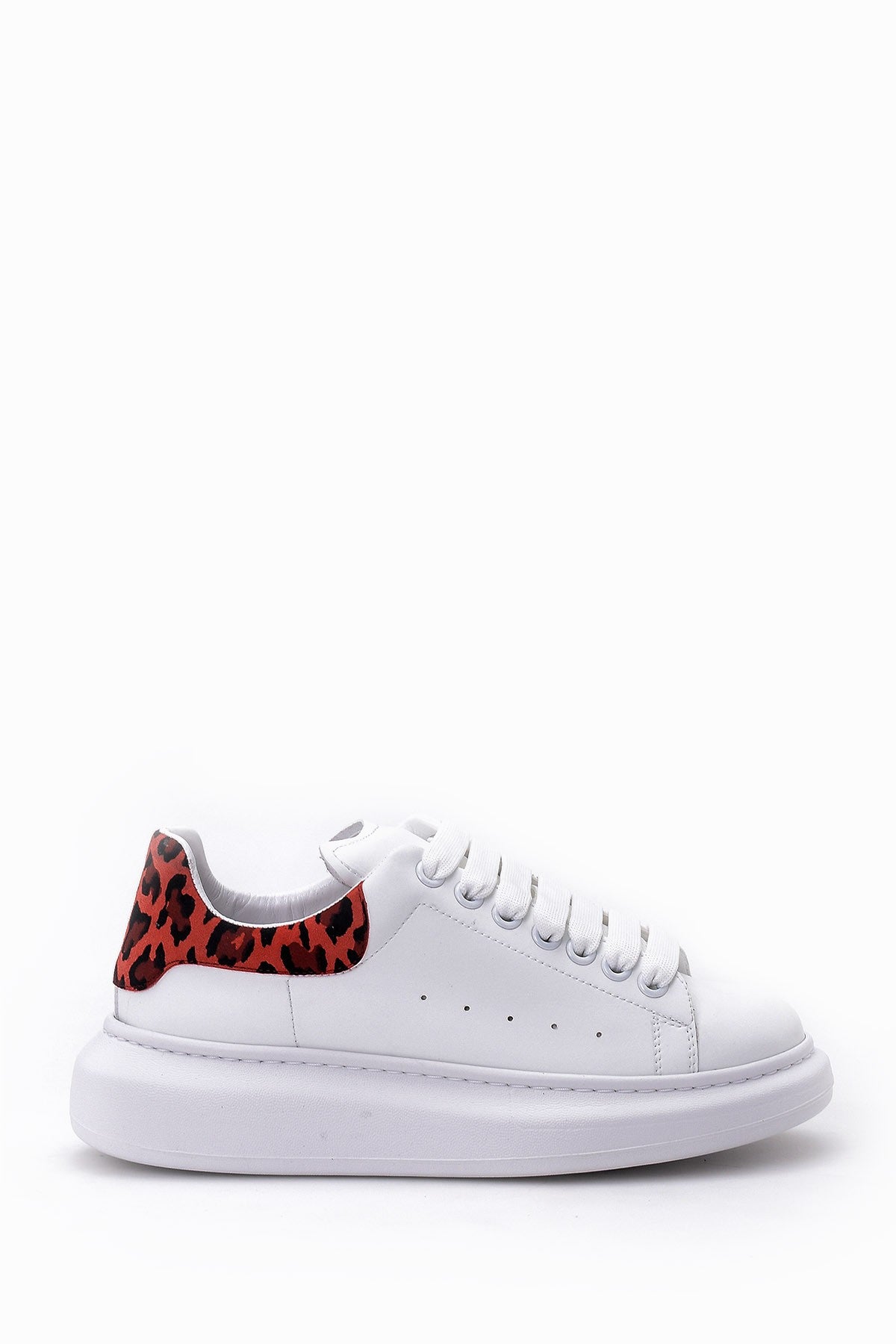 Kadın Leopar Detaylı Sneaker