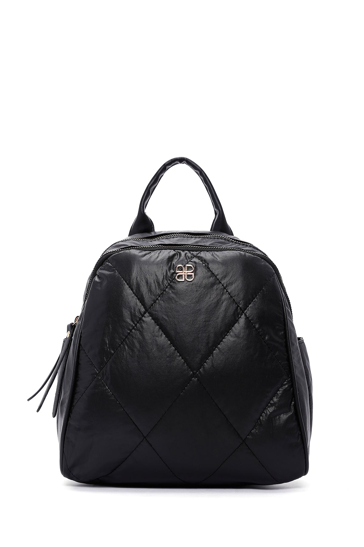 Women's Black Quilted Backpack 23WBD2632KP | Derimod