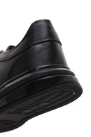 Men's Black Leather Sneaker | Derimod