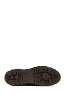 Woman Brown Lace-up Suede Masculine Shoes | Derimod