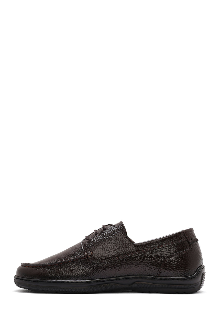 Men's Brown Lace-up Leather Casual Shoes