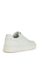 Geox Men's White Arvier Lace-Up Leather Sneaker | Derimod