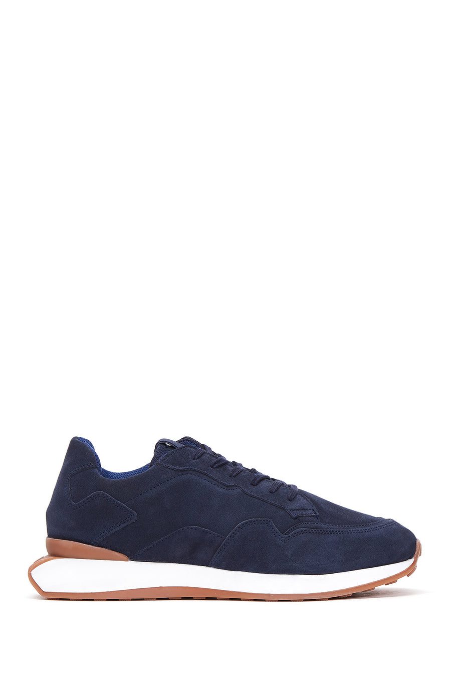 Men's Leather Suede Sneaker 22WFD624310 | Derimod