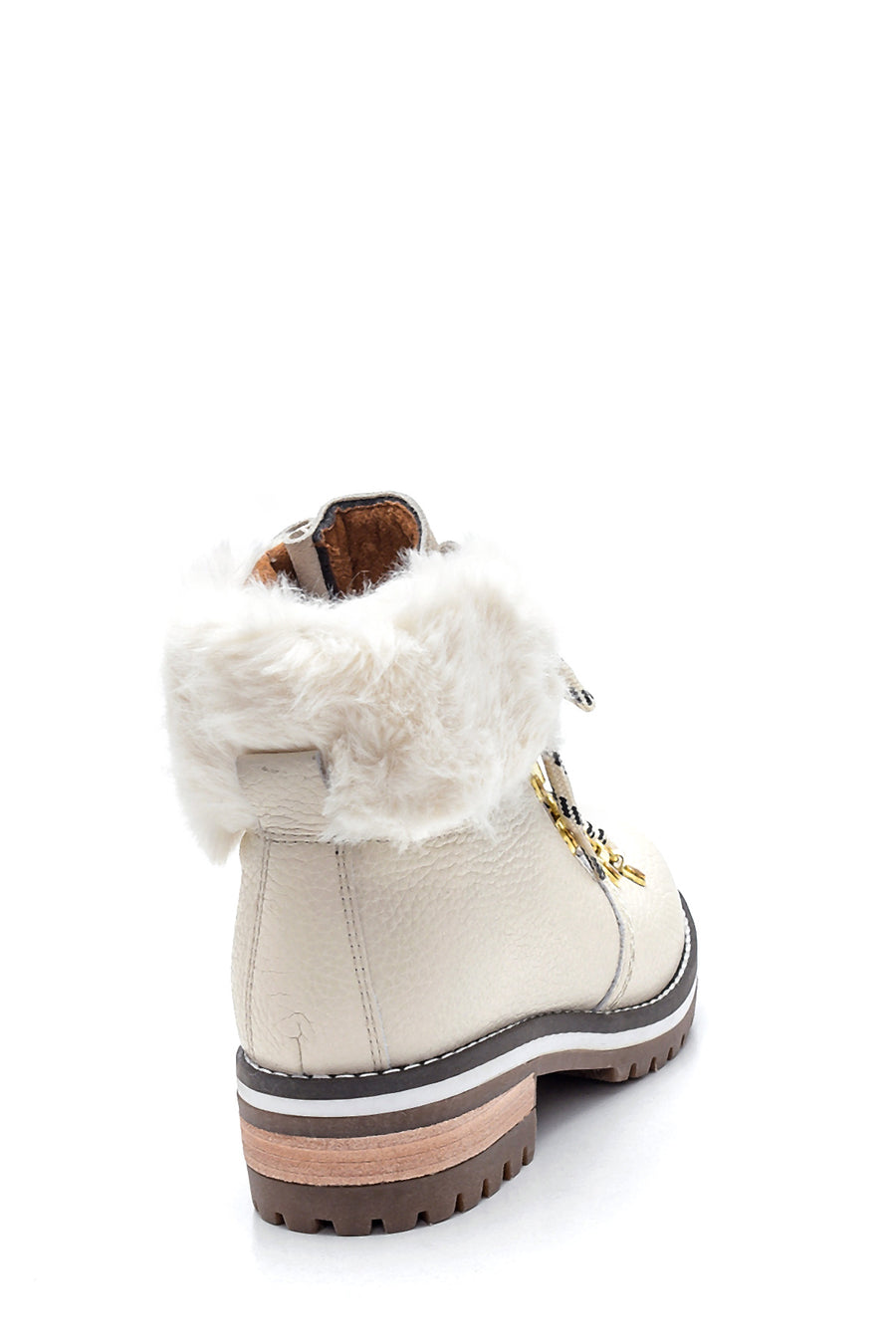 Women's Leather Fur Boots