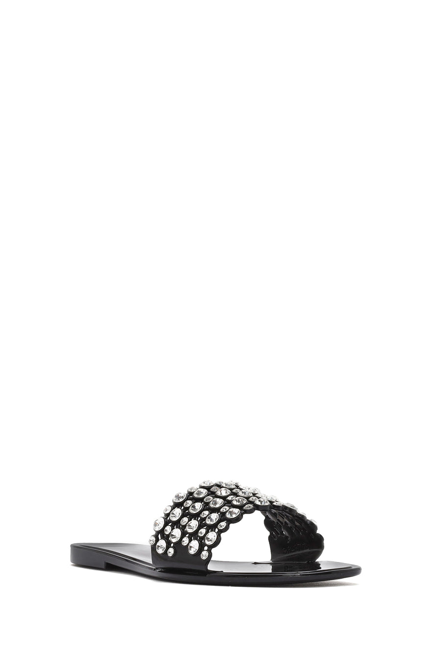 Women's Black Stone Jelly Slippers