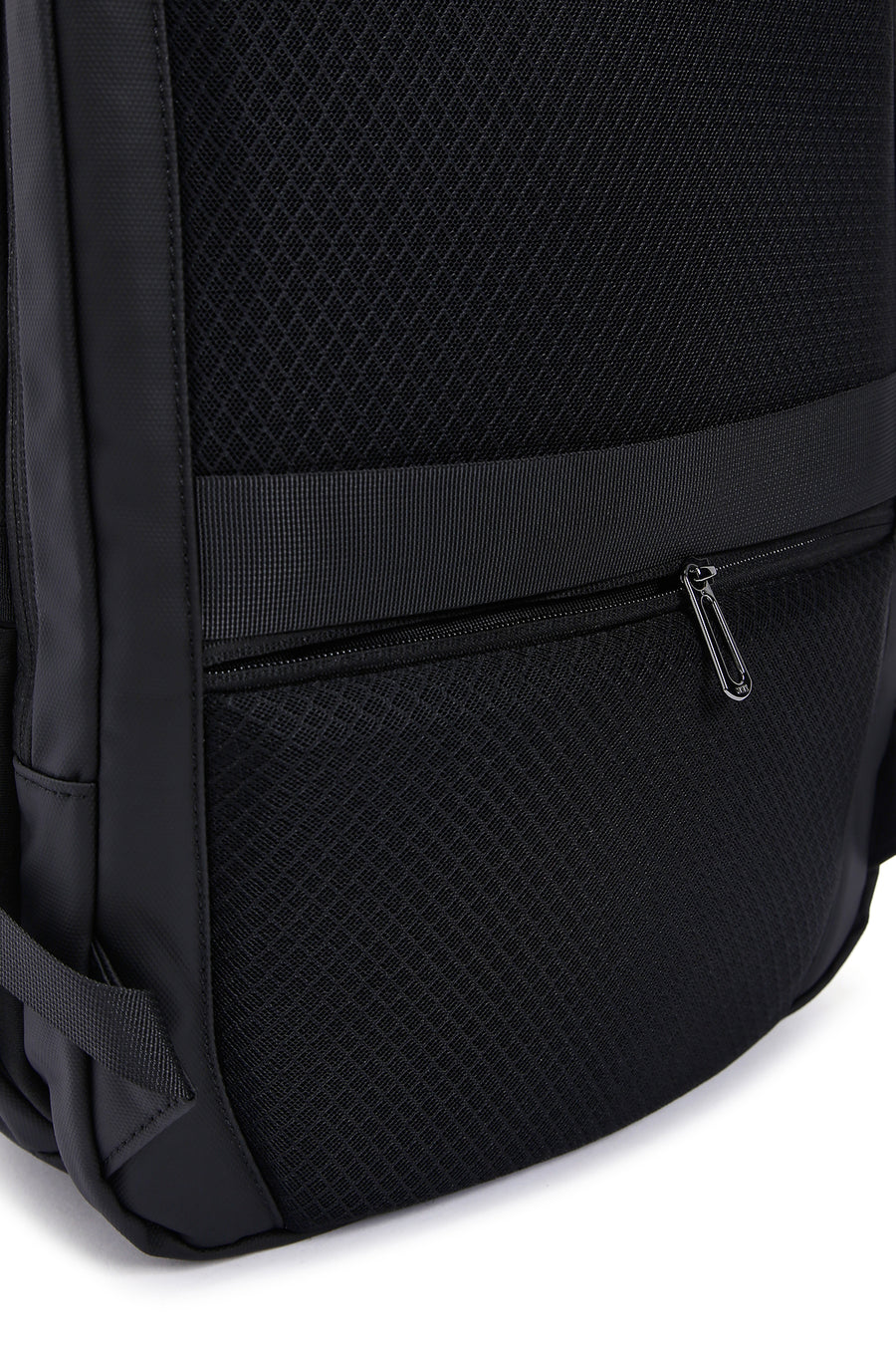 D-Pack Unisex Black Technological Fabric Hardcase Backpack