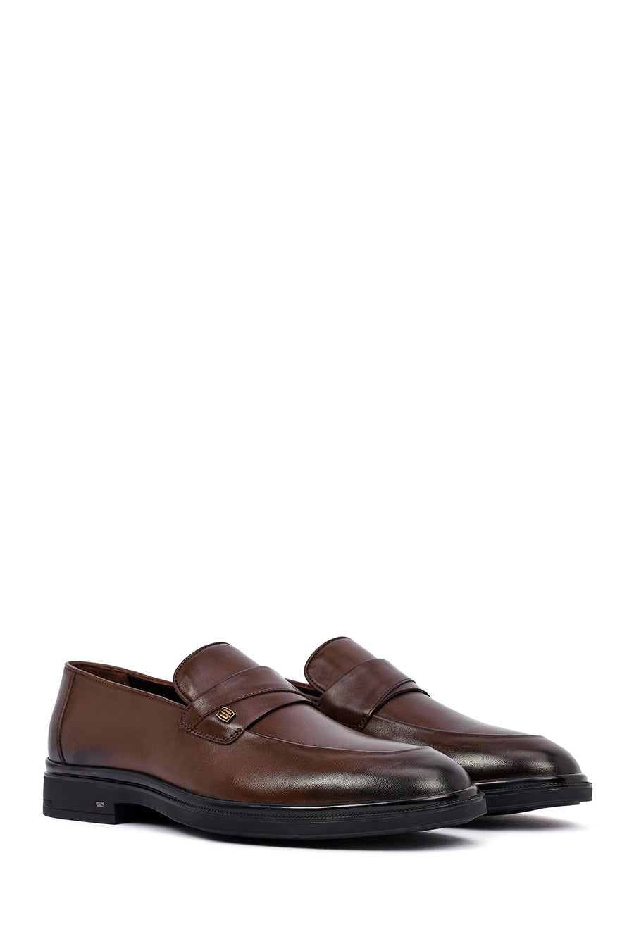 Male Brown Leather Classic Loafer