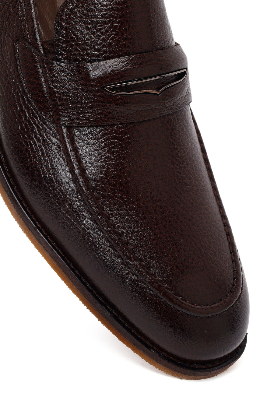 Male Brown Leather Classic Loafer