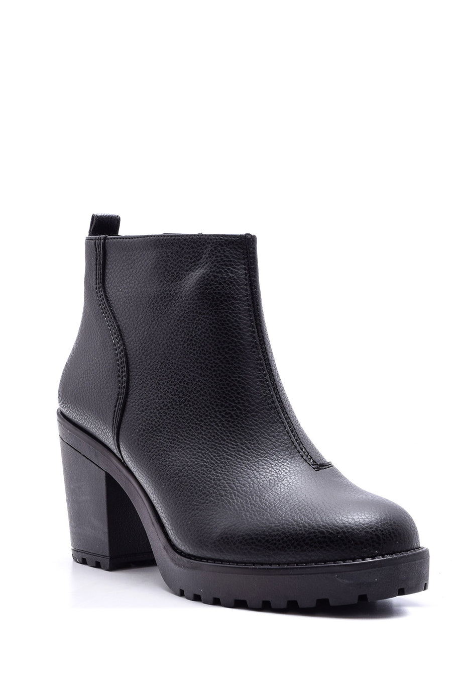 Women's Leather Heeled Boots