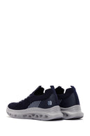 Derimod Zero Men's Navy Blue Lace-Up Thick Sole Sneaker | Derimod