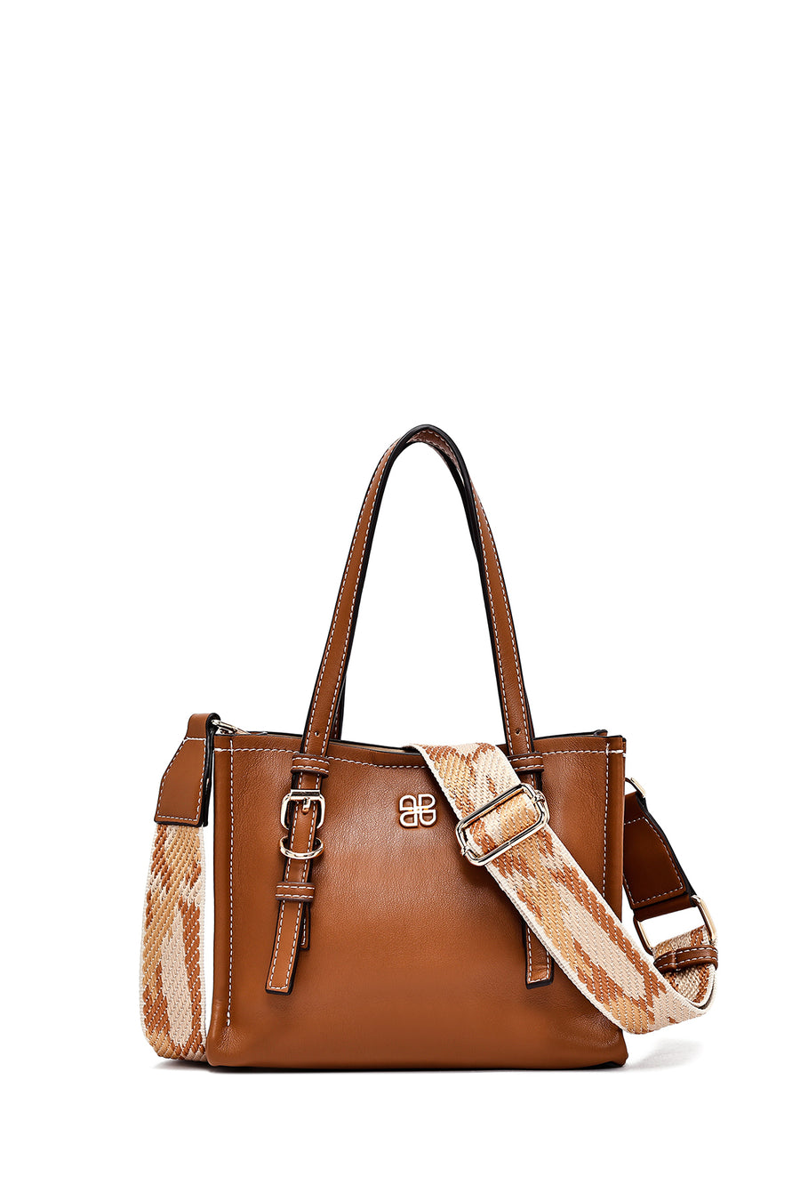 Women's Brown Long Strap Classic Handbag 25SBD250618 | Derimod