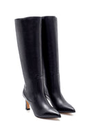 Women's Leather Heeled Boots | Derimod