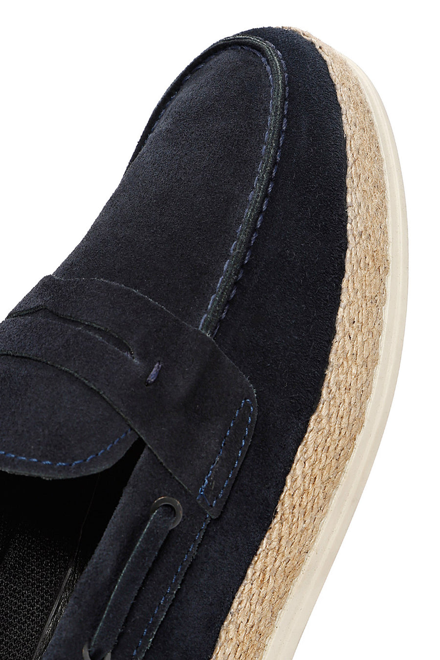 Men's Navy Blue Suede Leather Casual Loafer