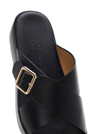 Women's Black Thick Soled Comfort Slippers | Derimod