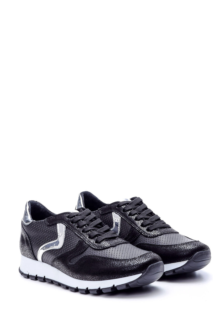 Kadın Gümüş Detaylı Sneaker