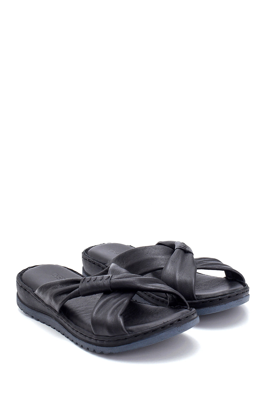 Women's Comfort Leather Slippers