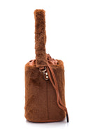 Women's Plush Drawstring Shoulder Bag | Derimod