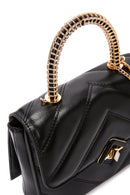 Women's Black Long Strap Quilted Handbag | Derimod