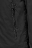 Geox Men's Black Aurelio Hooded Jacket | Derimod