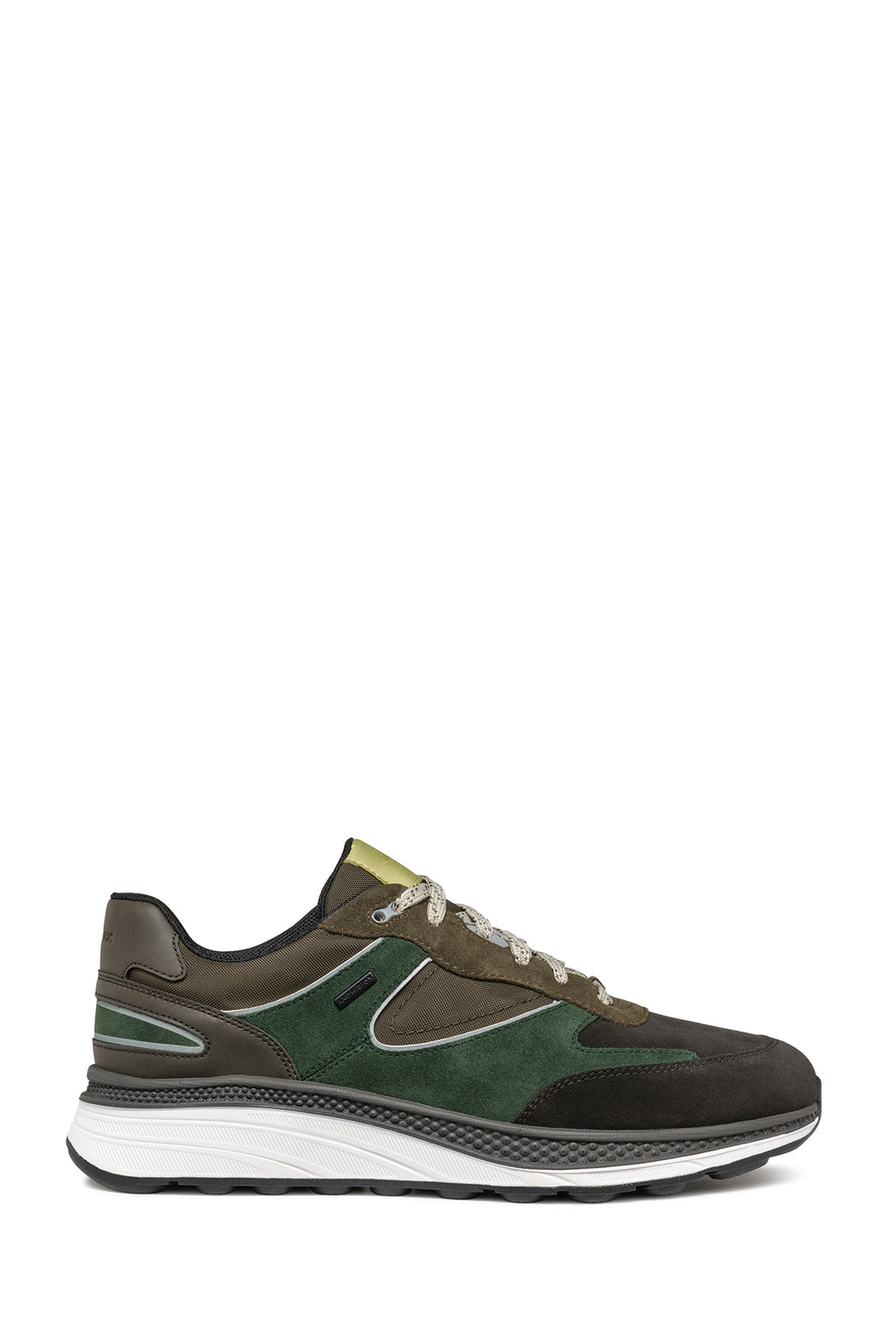 Geox Erkek Kahverengi Spherica Actif X1 Abx Bağcıklı Waterproof Deri Sneaker