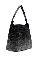 Women's Black Stone Shoulder Bag | Derimod