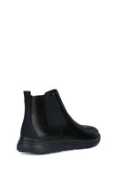 Geox Men's Black U Portello Leather Chelsea Boots | Derimod