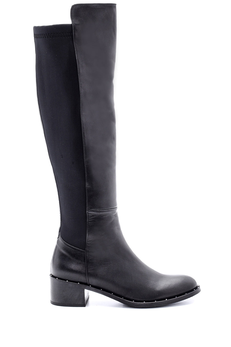 Women's Heeled Leather Boots 19WFD283318 | Derimod