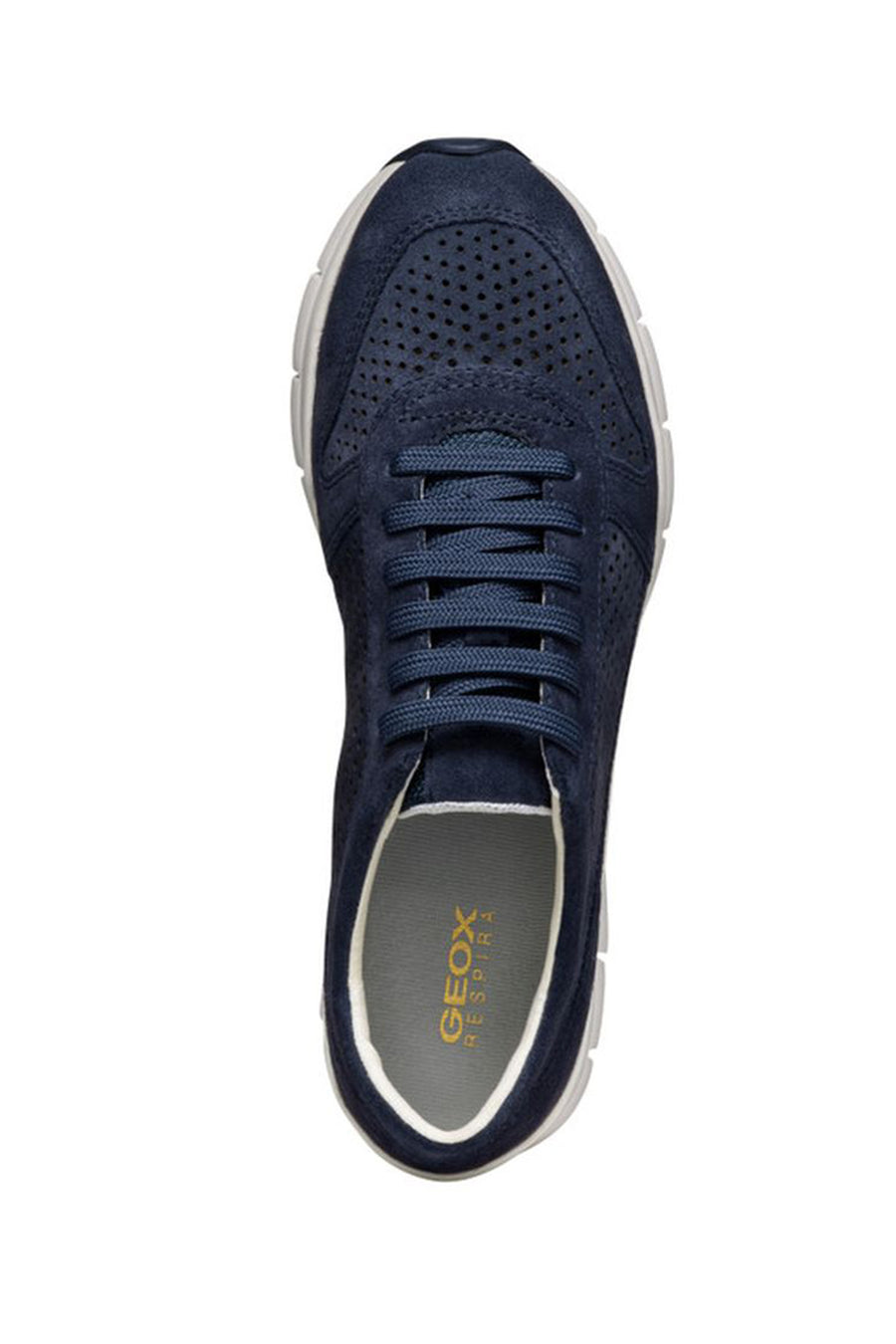 Geox Kadın Lacivert Sukie Bağcıklı Süet Deri Sneaker