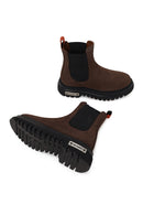 Harley Davidson Woman Brown Mourir Leather Chelsea Boots | Derimod