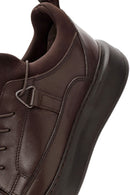 Men's Brown Lace-Up Leather Sneaker | Derimod